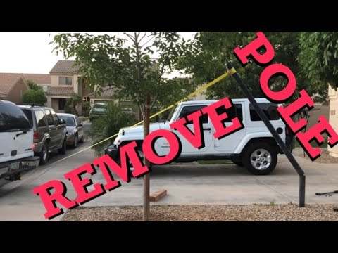 YouTube video about: Who to hire to remove basketball hoop?