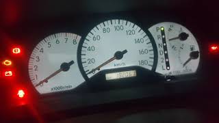 preview picture of video 'Toyota Corolla 2001 odometer'