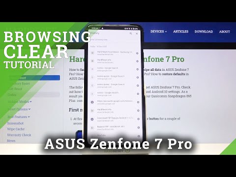 How to Clear Browsing Data in ASUS Zenfone 7 Pro – Remove History & Cookies
