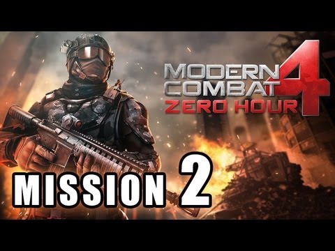 MODERN COMBAT 4 ZERO HOUR WALKTHROUGH PART 2 MISSION UNIFIED TERROR HD GAMEPLAY iPHONE iPAD ANDROID