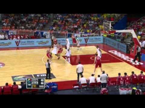 Dominican Republic Vs. Russia / 2012 FIBA Olympic Qualifying Tournament