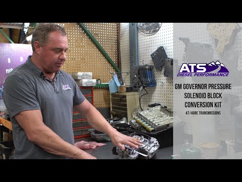 ATS Diesel 47RE 48RE - GM Governor Pressure Solenoid Block Conversion Kit