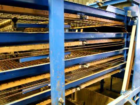 Dehne Sortiermaschine - Detail Ausstoßer