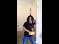 Instructional how to shake orange juice