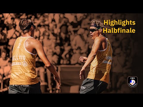 Boermans / de Groot (NED) vs. Åhman / Hellvig (SWE) | Highlights, Halbfinale | SDTV Volleyball