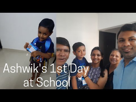 Ashwik's First Day at School