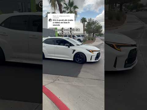 Tomei Catback Exhaust clip GR COROLLA // Now available on Speedindustry.com
