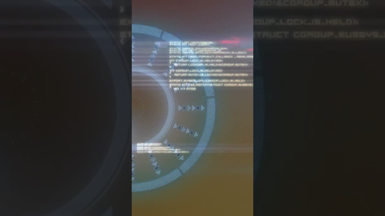 Animation Of Loading Circles And Computer Language Over Black Background | WaveBreak Media #shorts