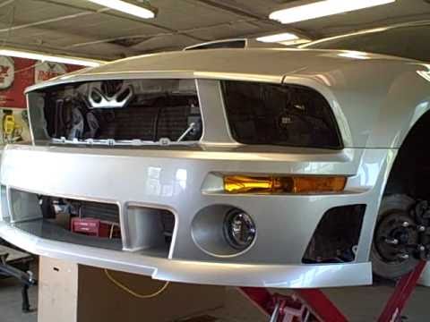 ROUSH Body Kit install at,DeanStreetMachines