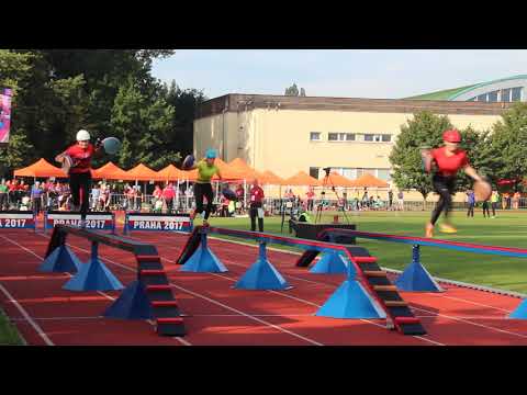 MČR PS Praha 2017 - 100 m př. - Anežka MASNÁ (SDH Slatiny) 1. pokus