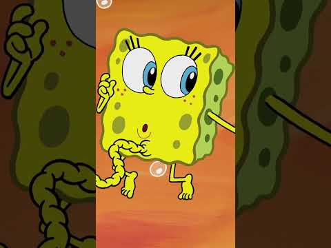 SpongeBob isst seinen ERSTEN Krabbenburger! #Shorts