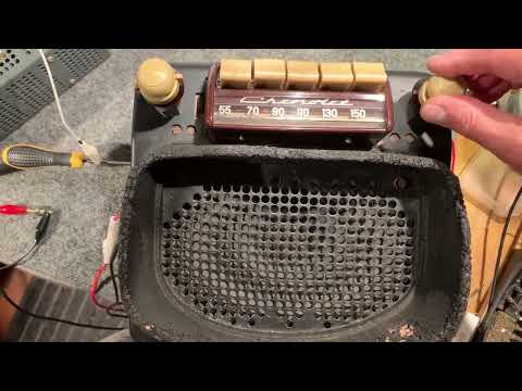 1940's Chevrolet Car Radio - 2nd Demo Working on 6vDC Power Supply