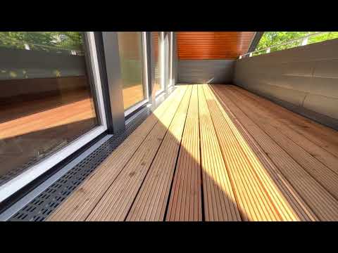 Loggia , Sanierung mit Schnellpaneel von Hamburger Blechwerk.