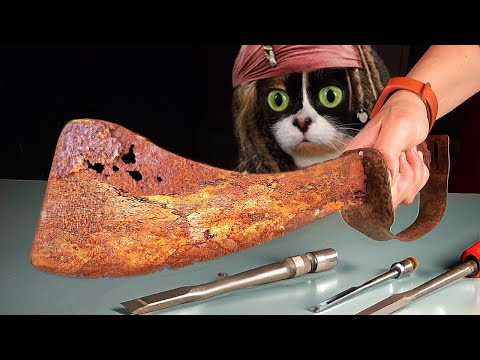 RESTAURO DI UNA VECCHIA SPADA PIRATA