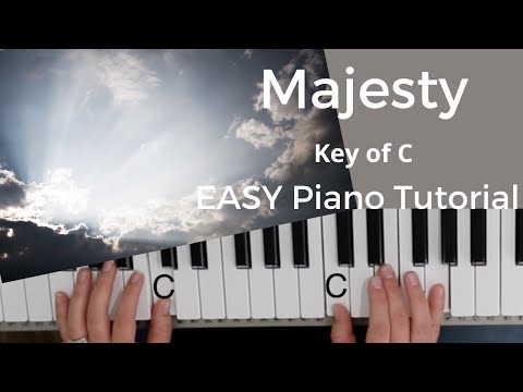 Majesty -Martin Smith | Stuart Garrard (Key of C)//EASY Piano Tutorial