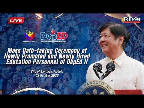 Mass Oath-taking Ceremony of Newly Promoted & Newly Hired DepED Region II Personnel