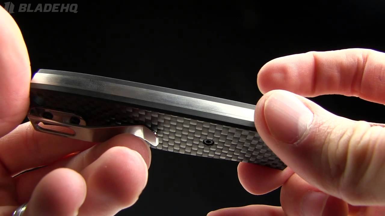 Brisa Knives PK70 Carbon Fiber Slipjoint Pocket Knife Scandi (2.75" Satin Plain)