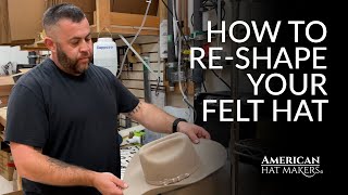 How To Reshape Your Western Felt Hat