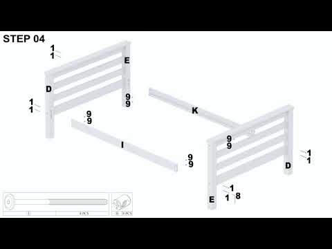 Twin/Full Bunk Bed Assembly Video