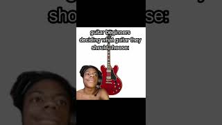 Download lagu Pov guitar beginners choosing their first electric guitars #guitar #memes #ishowspeedshorts mp3