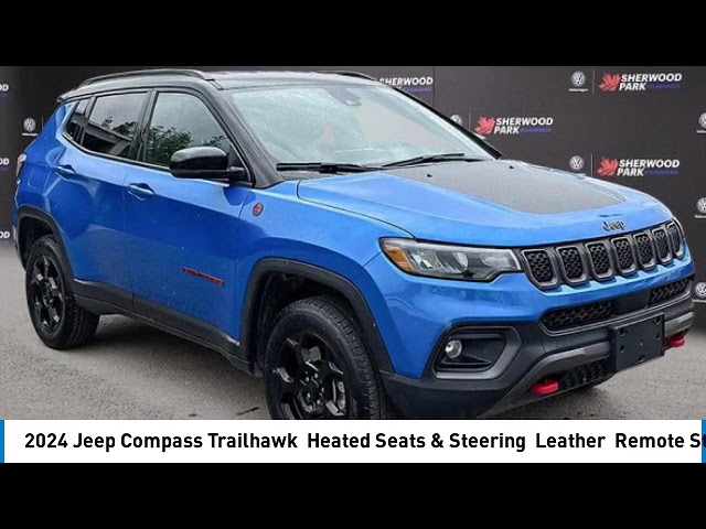 2024 Jeep Compass Trailhawk | Heated Seats & Steering | Leather in Cars & Trucks in Strathcona County