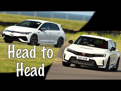 FL5 HONDA CIVIC Type R vs Mk8 VW Golf R / Flying Lap Comparison / Anglesey International 29.05.23