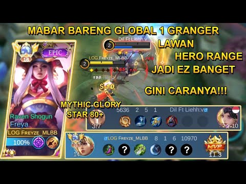 TOP GLOBAL FREYA VS LUNOX | BUILD FREYA TERSAKIT 2023 | BEST BUILD FREYA EXP LANE 2023 | MLBB