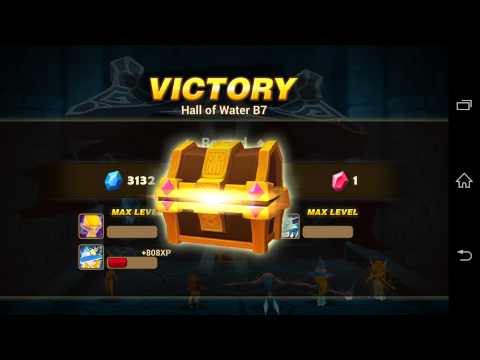 Summoners War. Hall of Water B7 Cleared.