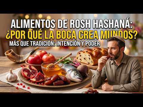 LOS ALIMENTOS MÍSTICOS DE ROSH HASHANÁ: LA BOCA CREA MUNDOS