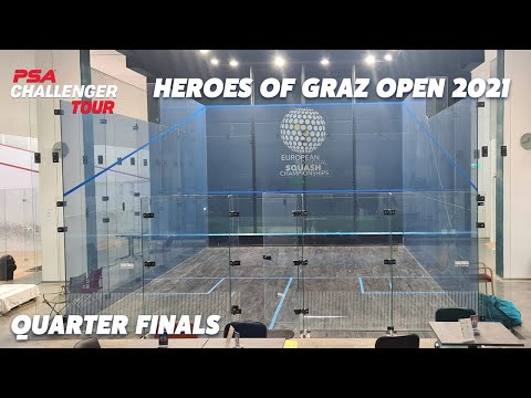 LIVE SQUASH: Heroes Graz Open 2021 - Quarter Finals