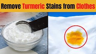 Quick Remove Turmeric Stains from Clothes | 5-Minute Bright Side