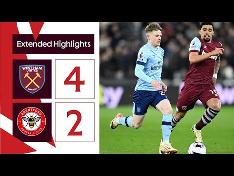 West Ham United 4-2 Brentford | Extended Premier League Highlights