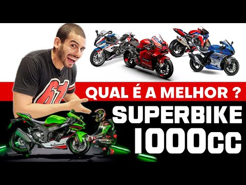 COMPARATIVO MOTOS 1000CC: NINJA ZX-10R x CBR 1000RR-R x BMW S1000RR x PANIGALE V4 S x GSX-R1000R