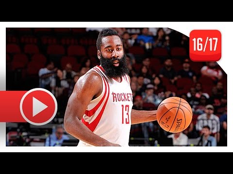 James Harden Full PS Highlights vs Shanghai Sharks (2016.10.02) - 16 Pts, 11 Ast