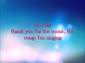 Thank You For the Music - Amanda Seyfried Inst ...