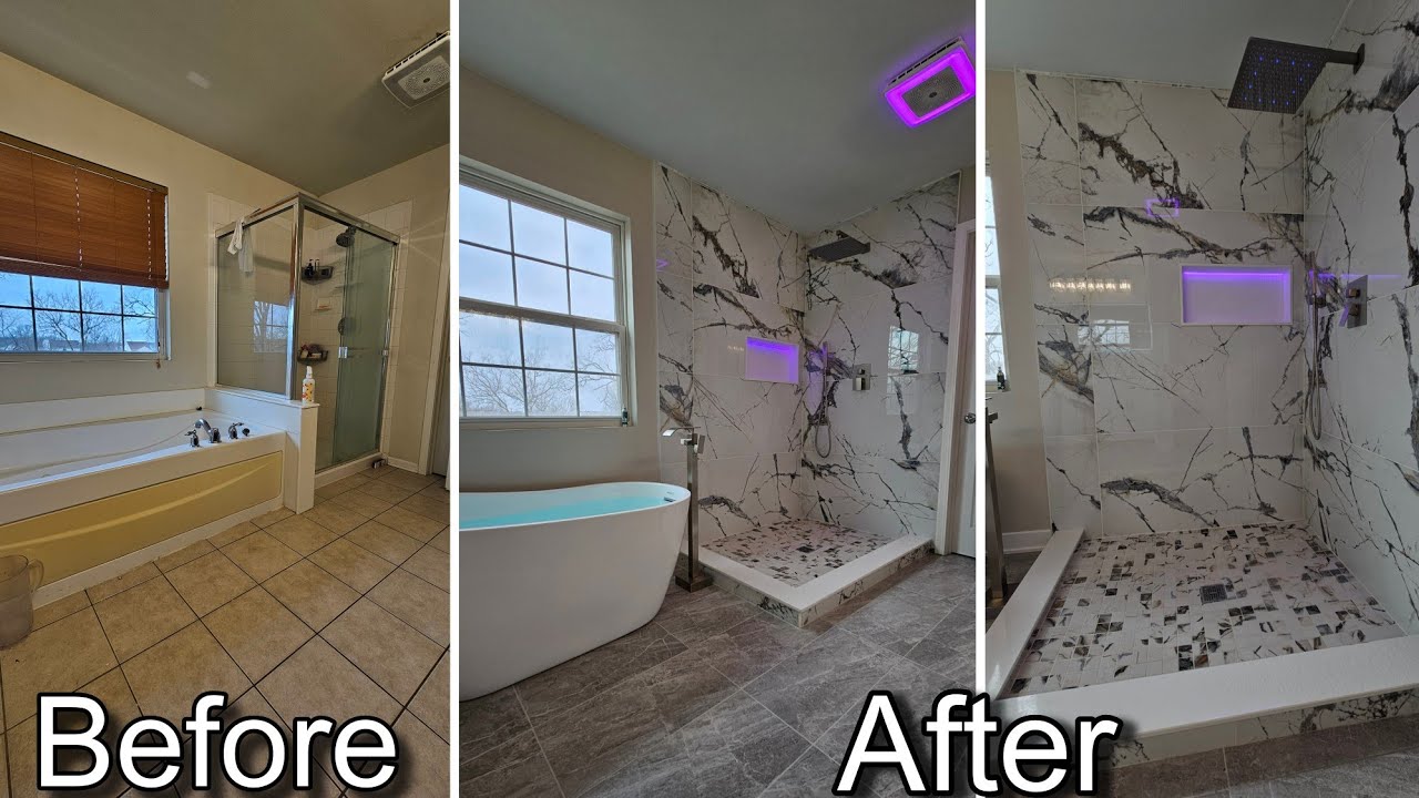 STUNNING LUXURY Master Bathroom Remodel