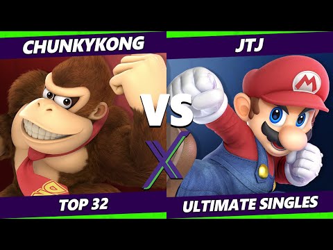S@X 389 Online Top 32 - ChunkyKong (DK) Vs. JTJ (Mario) Smash Ultimate - SSBU