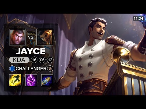 Jayce Top vs Akshan - EUW Challenger - PreSeason 12 Patch 11.24
