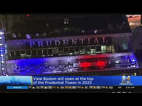 Prudential Tower to open 3-floor 'View Boston' observatory in 2023