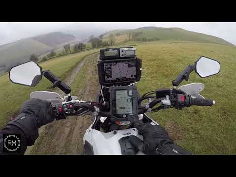 Day 1 of the ACT (Adventure country tracks) UK: Cold, wet, slippery with a sprinkle of icy patches.