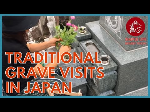 Visitas aos túmulos - Como as famílias japonesas visitam seus túmulos durante a temporada de Obon?