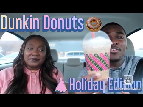 DUNKIN DONUTS HOLIDAY SPECIALS | VLOGMAS DAY 15