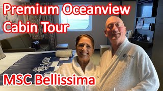 MSC Bellissima Premium Ocean View Cabin Tour - Cruise Cabin 9007, Oceanview Category OL2