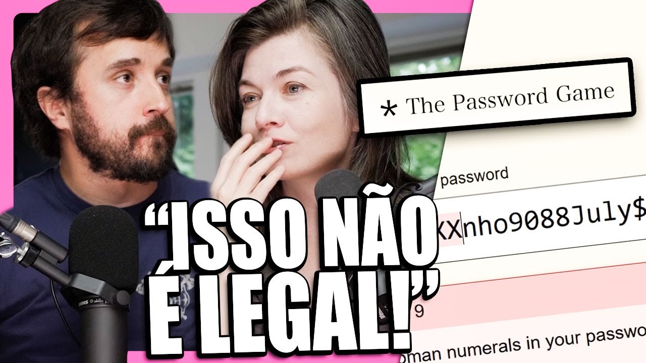 O JOGO DO MOMENTO ACABOU COM A GENTE... 😭 - The Password Game