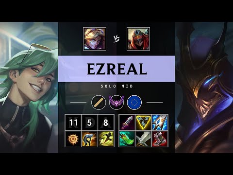 Ezreal Mid vs Zed - EUW Master Patch 25.S1.2