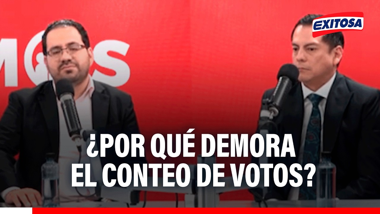 🔴🔵 Especialista explica por qué el conteo oficial de votos puede tardar varios días en el Perú