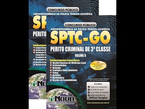Apostila SPTC-GO 2015 - Perito Criminal de 3ª Classe