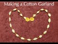 How To Make A Cotton Garland