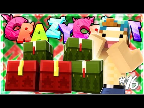 OPENING CHRISTMAS PRESENTS!! | EP 16 | Crazy Craft 3.0 (Minecraft Youtuber Server)