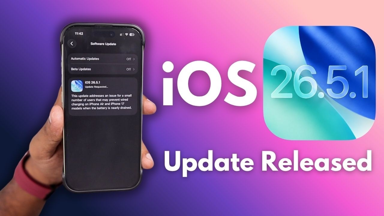 iOS 26.5.1 Update 🔥 iPhone 17 Users Should Update!